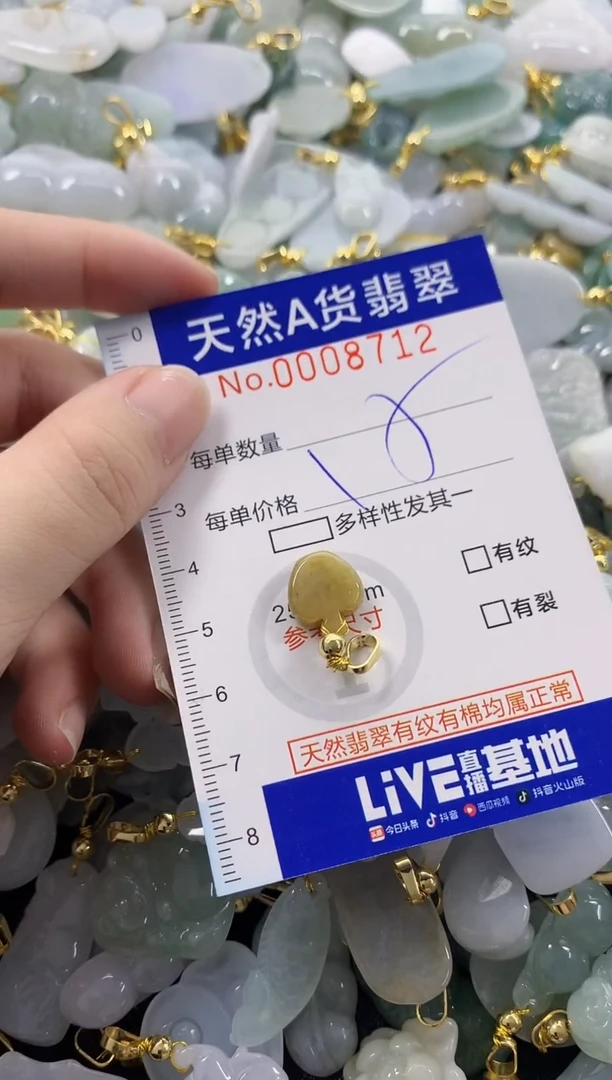 颈饰未镶嵌翡翠天然A货翡翠