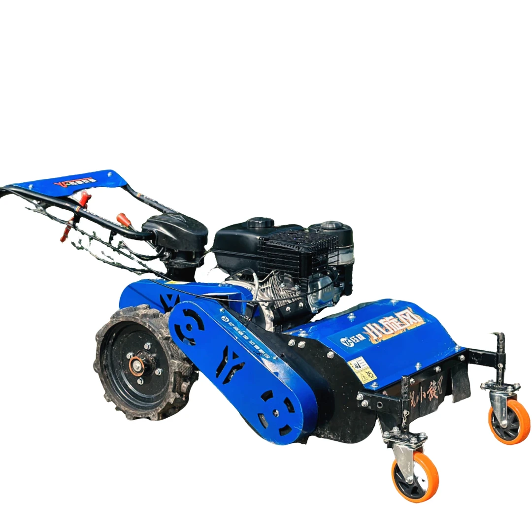 不缠草甩刀自走式大马力除草神器碎草机割草机田园管理机大扭矩