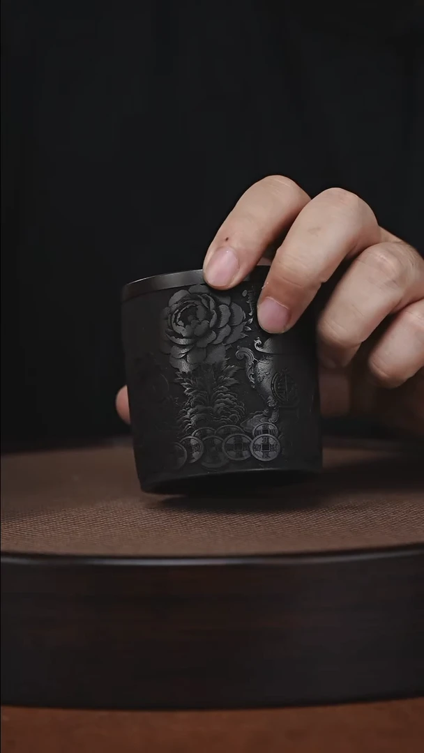 茶杯紫砂原矿紫砂