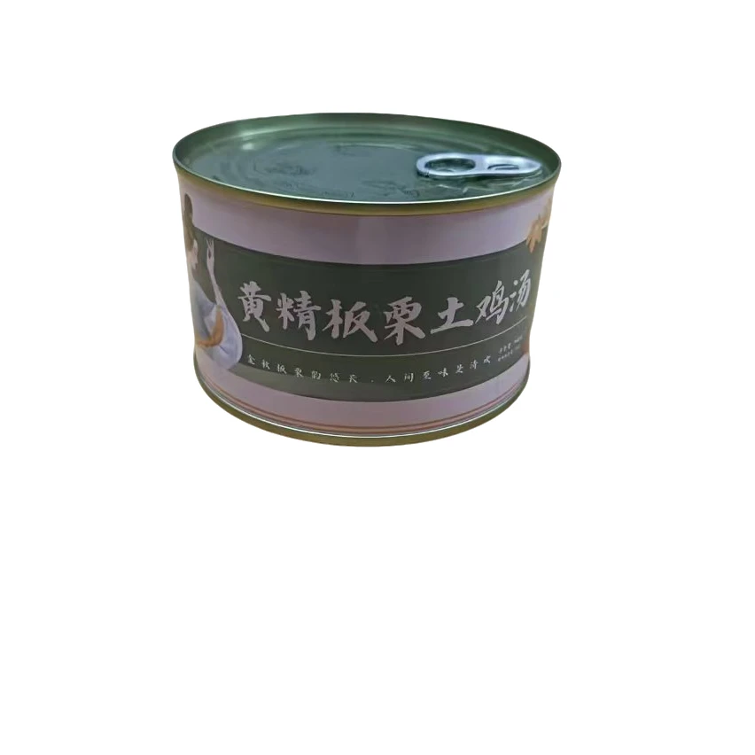 黄精板栗土鸡热熟食美食半成品户外下饭菜