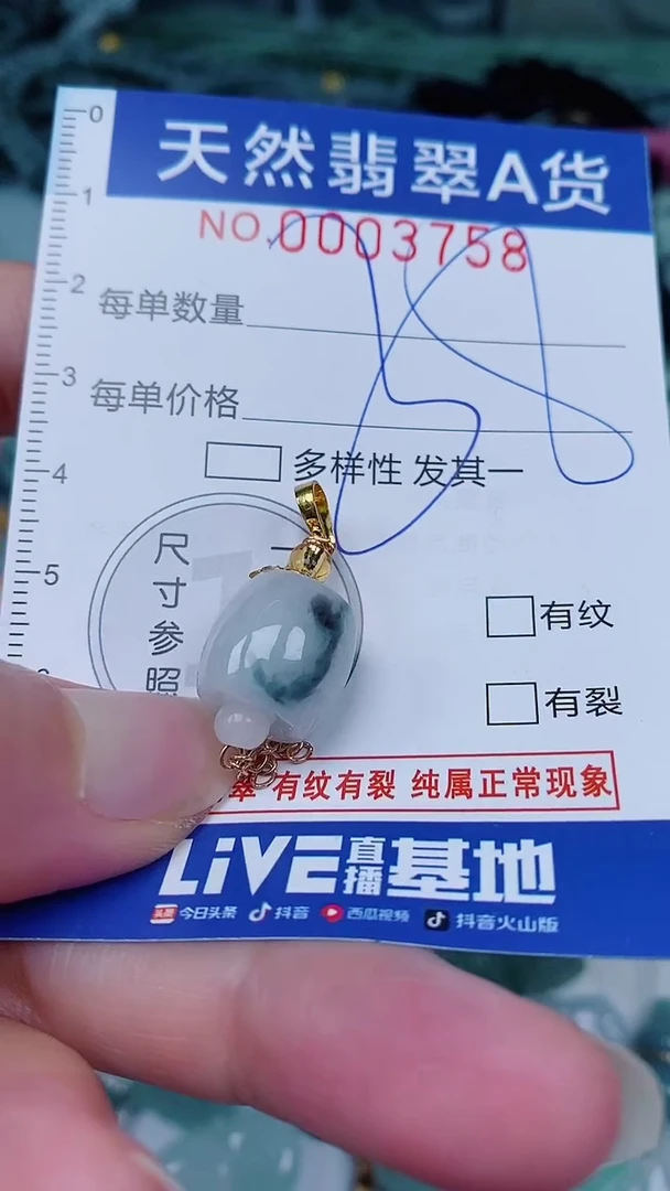 翡翠未镶嵌颈饰00003758