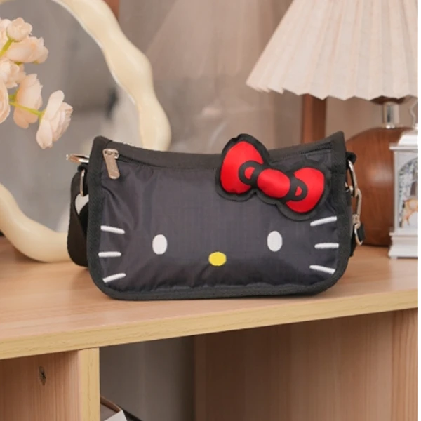 LeSportsac乐播诗HelloKitty系列可爱凯蒂猫通勤多隔层单肩斜挎包