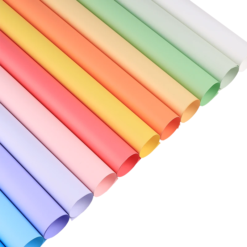 花略 7.5丝加厚纯色膜鲜花花束礼品包装纸韩风加厚防水