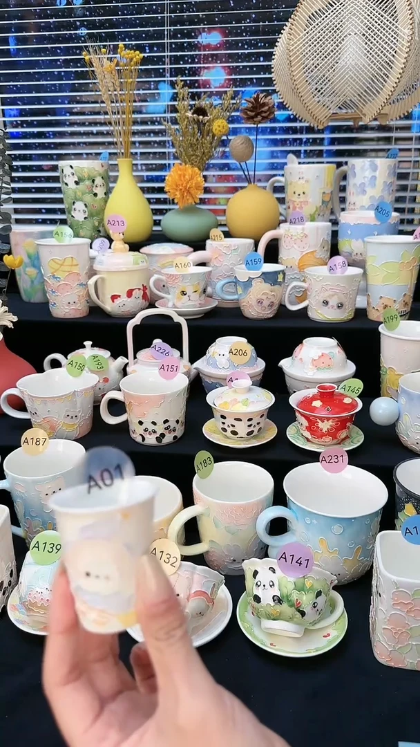 【闪购商品】摆件景德镇高温立体釉创意瓷