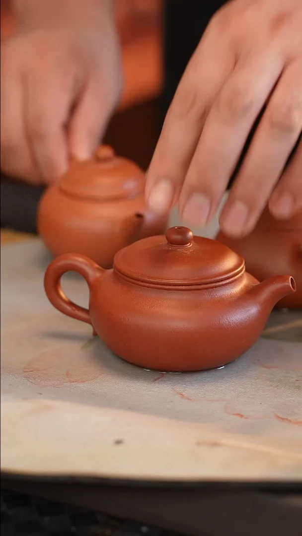 茶壶紫砂全手宽口