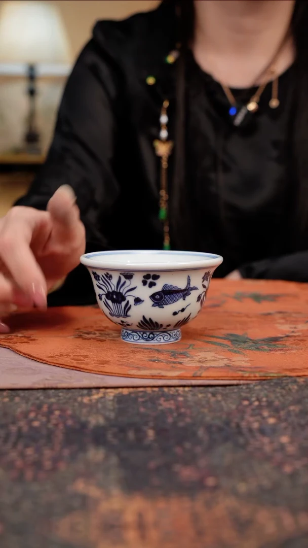 杯景德镇陶瓷杯碗柴烧多人