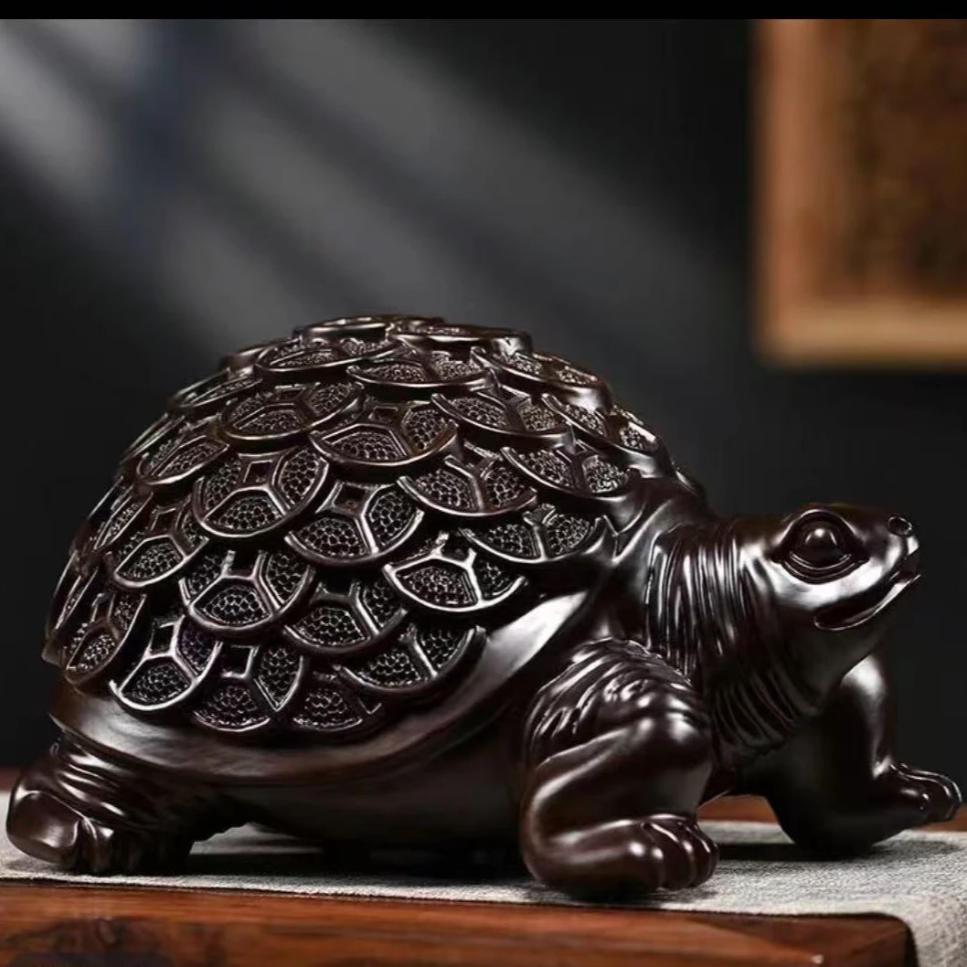 宜兴紫砂茶宠金钱龟