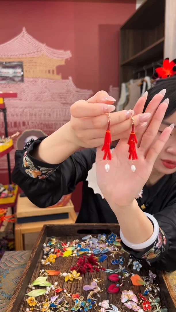 【闪购商品】刺绣苏绣世家非遗手工（耳环）