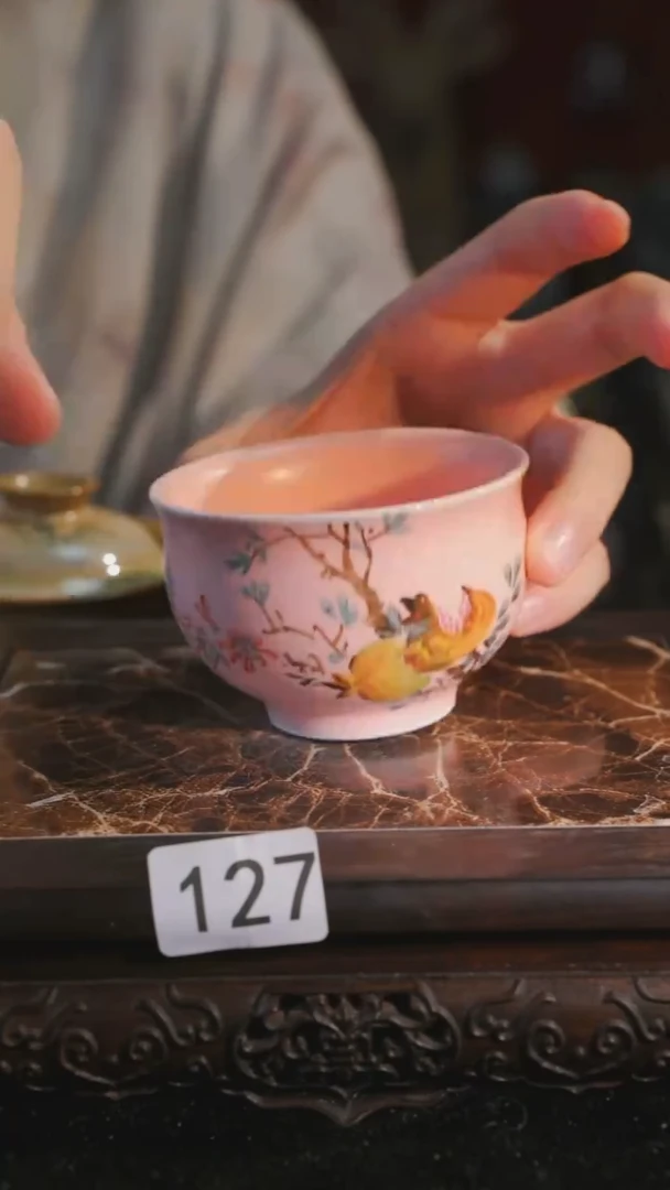 杯子等烟雨陶瓷手作主人杯127