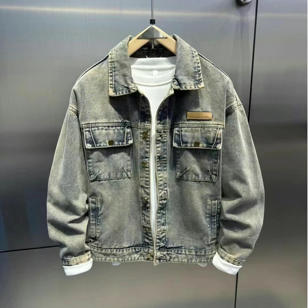 男士时尚男装牛仔外套555