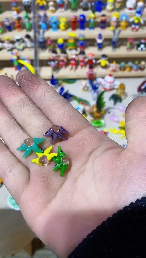 【闪购商品】琉璃手工艺品4个小草