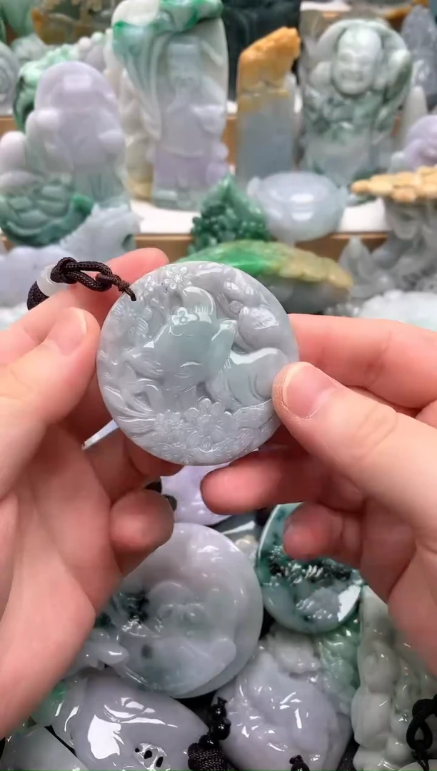 吊坠(不含链)未镶嵌翡翠1