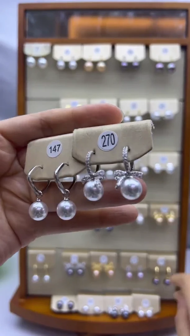 未镶嵌耳饰淡水珍珠147+270