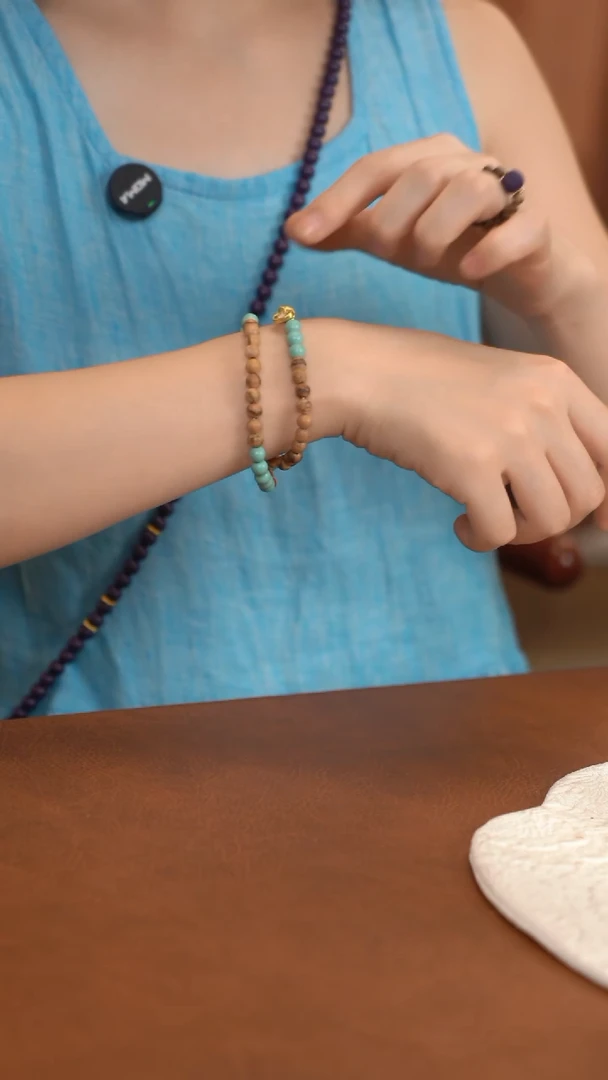 放青松手串双圈0.6  chen香