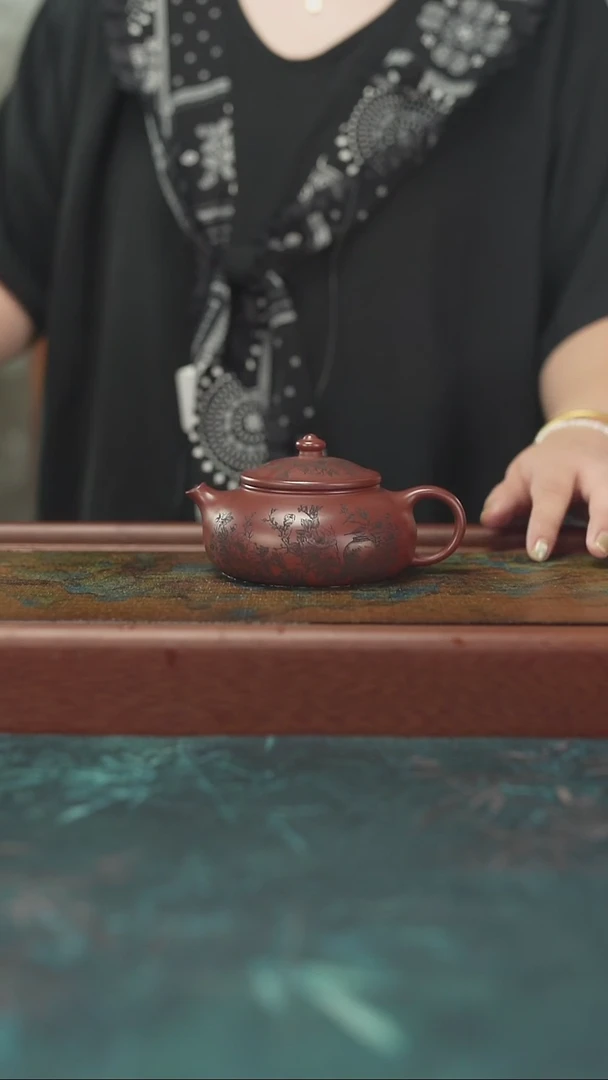 龙血砂全手紫砂壶