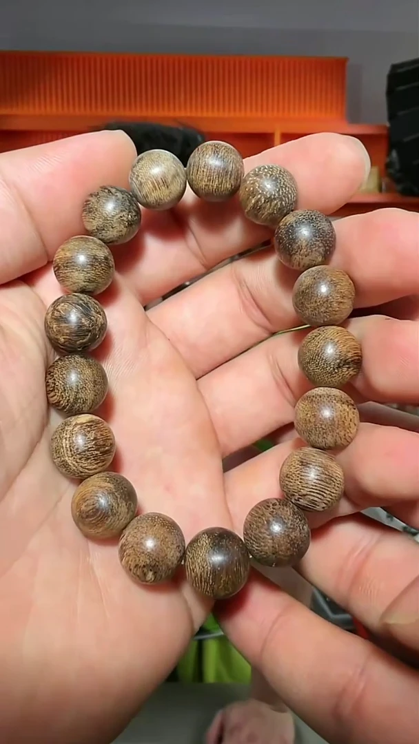 沉香手串39号单圈海南1.2多样性发一