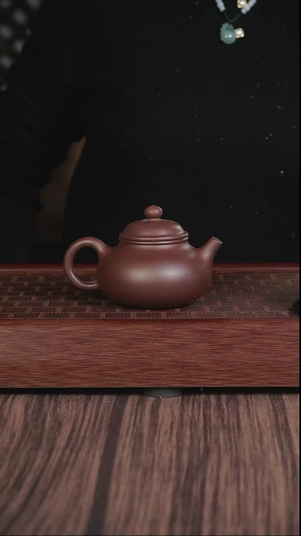 【闪购商品】紫砂茶壶lxc  紫泥 容天