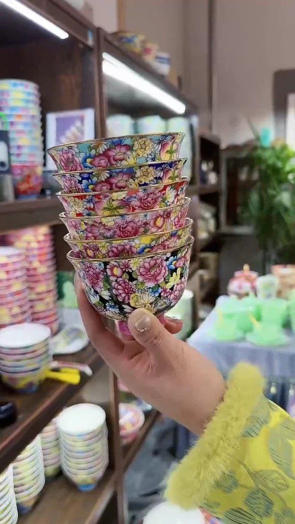 【闪购商品】瓷片茶碗6只景德镇陶瓷