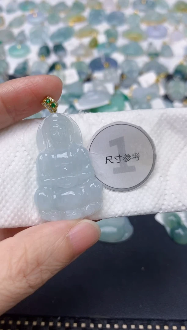 颈饰未镶嵌翡翠天然缅甸A货翡翠