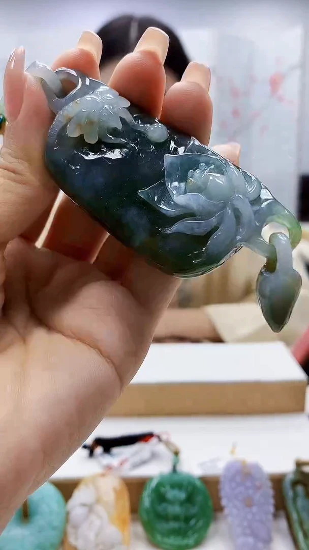 未镶嵌定制翡翠4812ty-毛货挂件11