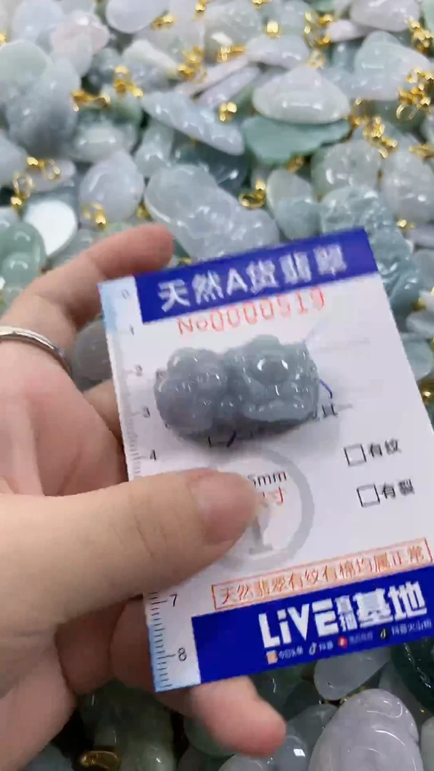 颈饰未镶嵌翡翠天然A货翡翠