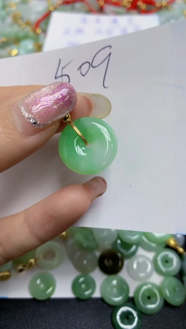 【闪购商品】翡翠颈饰合金509天然翡翠A货