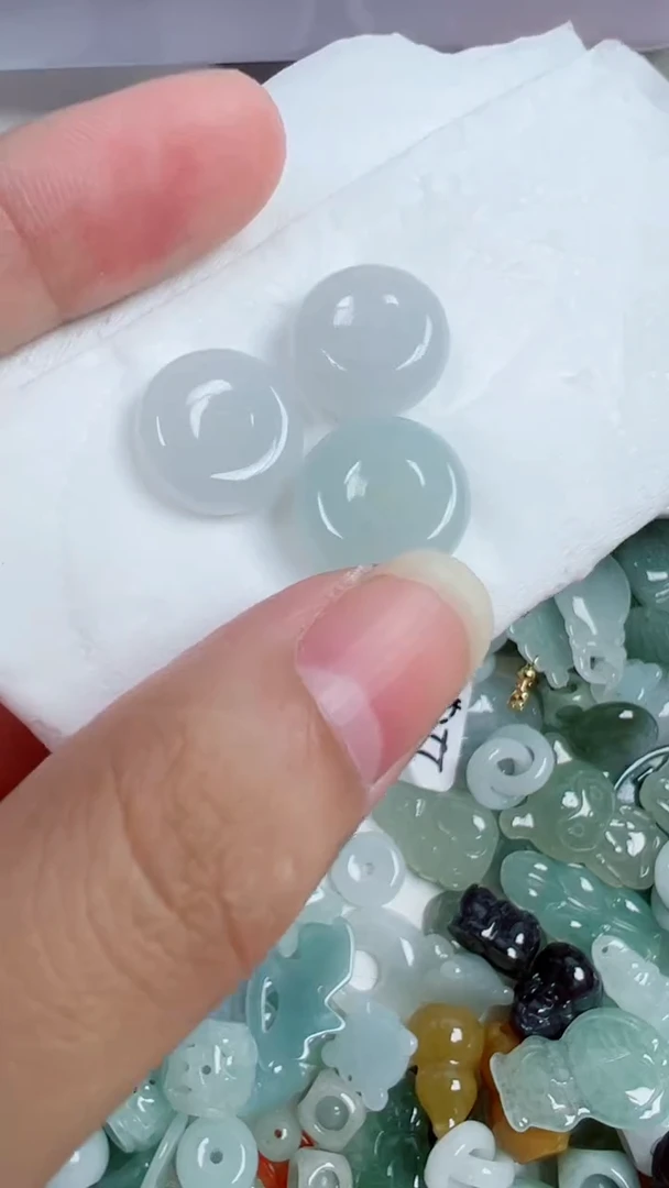 散珠翡翠235号链接,A货翡翠