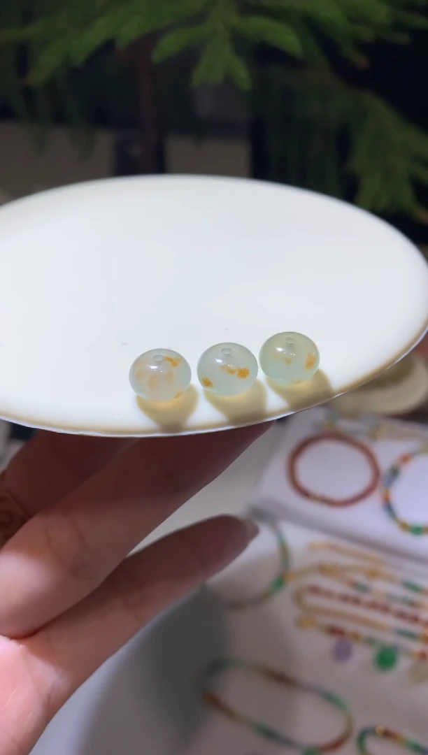 未镶嵌定制翡翠多样性发货一件发货9.5*6.7卡鼓珠2300+230