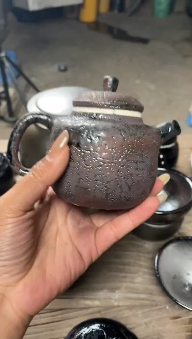 浪鬼柴烧-无我系列清**月壶