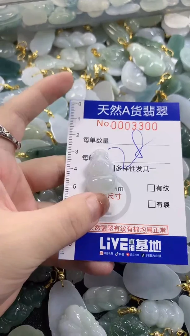 颈饰未镶嵌翡翠天然A货翡翠
