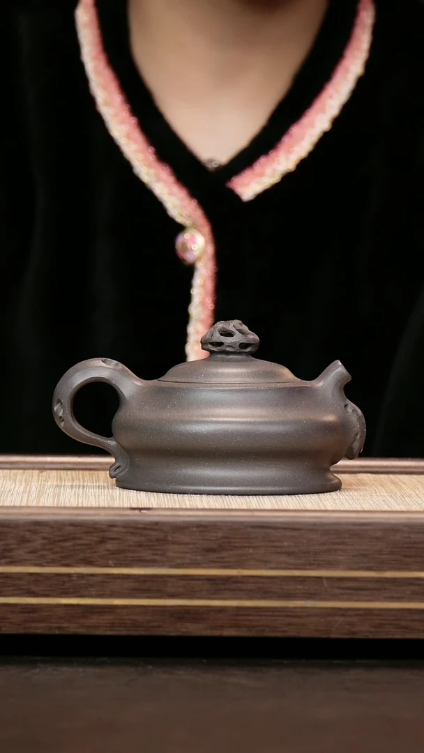 茶壶紫砂天青泥 磐石