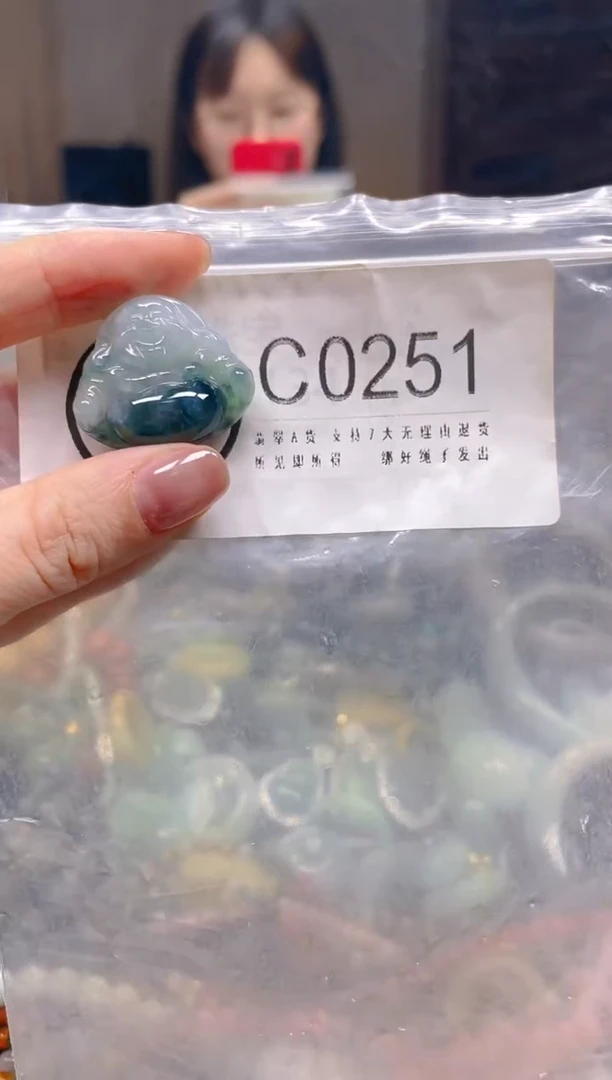 翡翠未镶嵌颈饰/C/翡翠A货一图一物