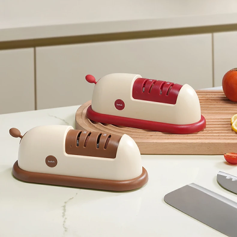 deHub电动磨刀器家用磨刀石神器多功能厨房用全自动小型磨刀神器