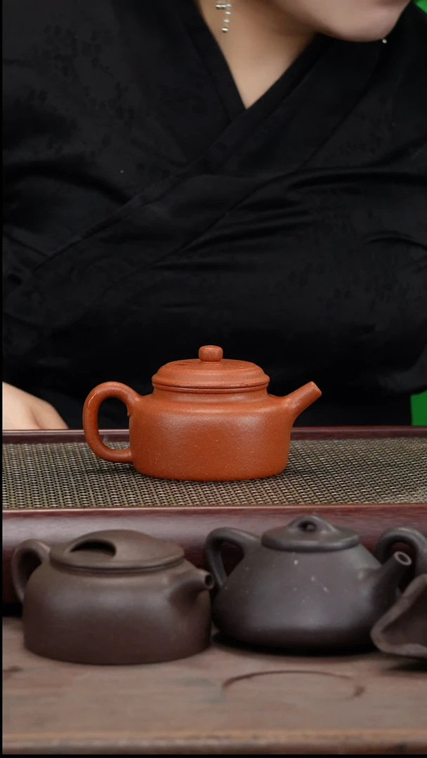 【闪购商品】紫砂茶壶全手工零添加降坡泥德钟壶