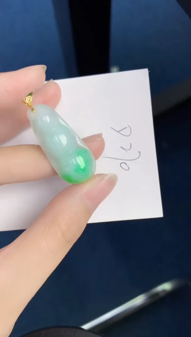 翡翠银S925镶嵌颈饰天然翡翠緬甸A貨