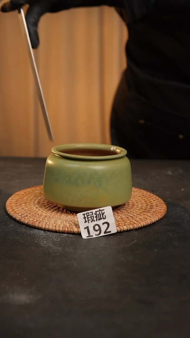 【闪购商品】瓷片192泥泥手工花盆口7高7