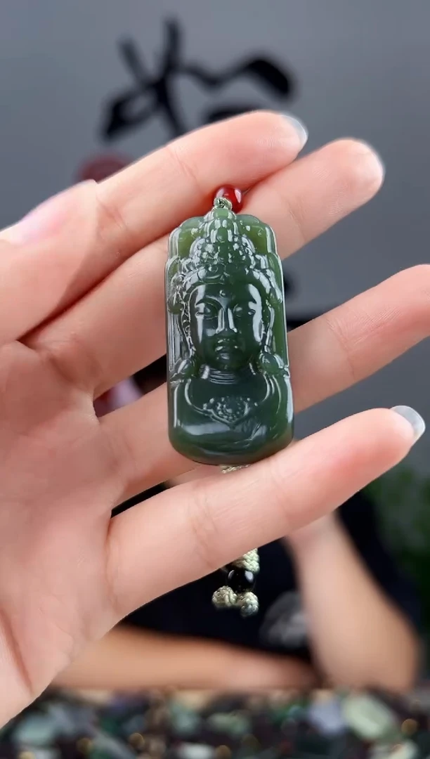 颈饰未镶嵌和田玉拍一发一，多样性发货