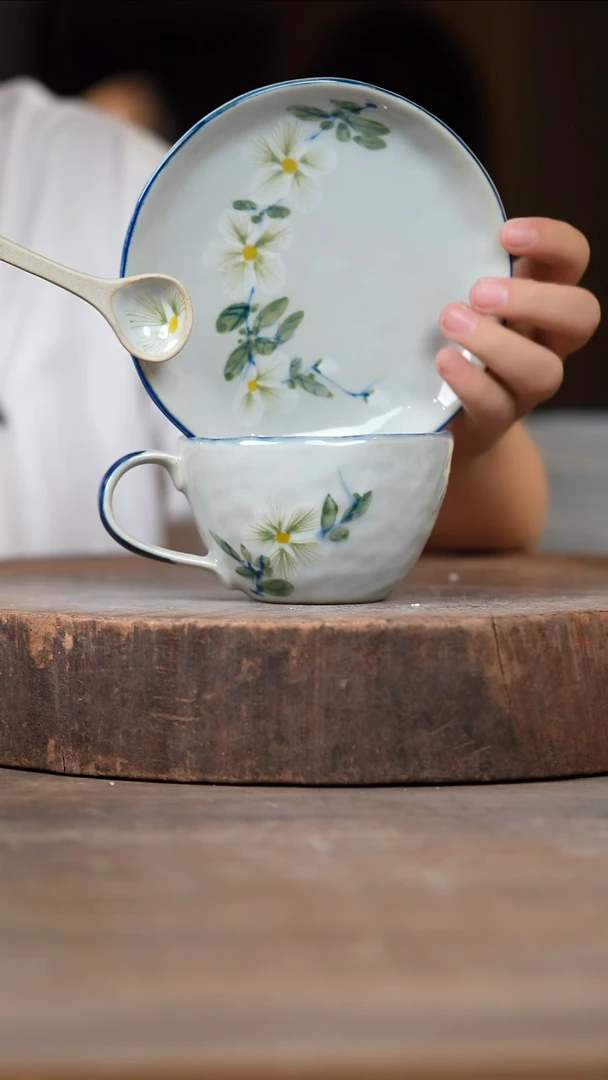 瓷片景德镇高温釉下彩（食品级）