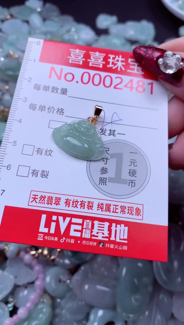 颈饰未镶嵌翡翠2481