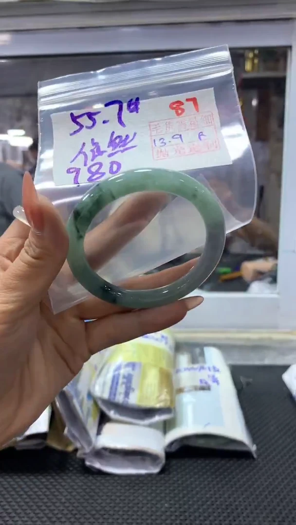未镶嵌定制翡翠依*87毛货需精细抛光定制+多样性发1+980