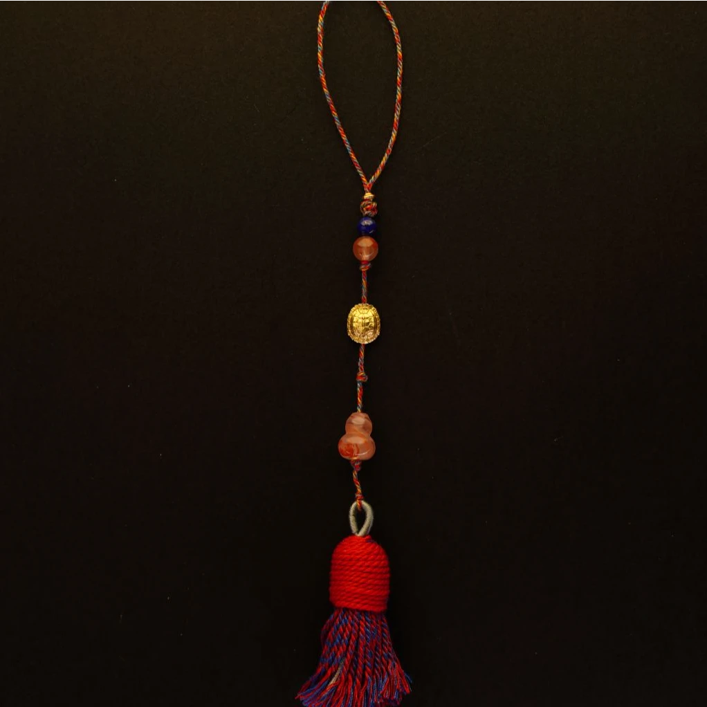 *原创*敕系列之富甲天下南红锦鲤葫芦福禄财手机链（多样性发货）