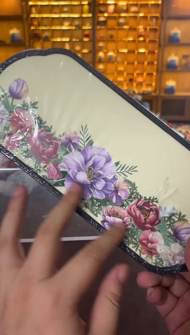 瓷片花溪陶瓷00000牡丹茶盘