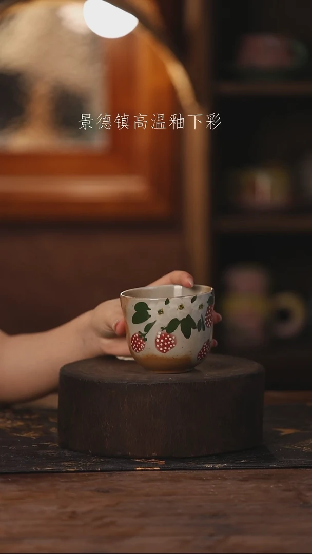 陶瓷景德镇高温釉下手绘陶瓷443