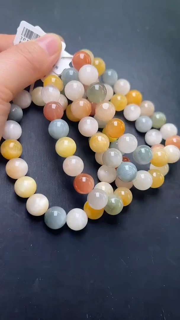 未镶嵌手串水晶多样性发一彩兔毛手串11mm+ JP57590