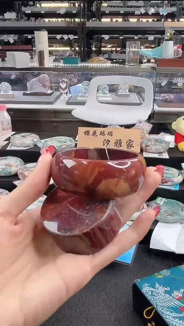 未镶嵌手镯石英质玉54圈口（赠品镯心）3000014