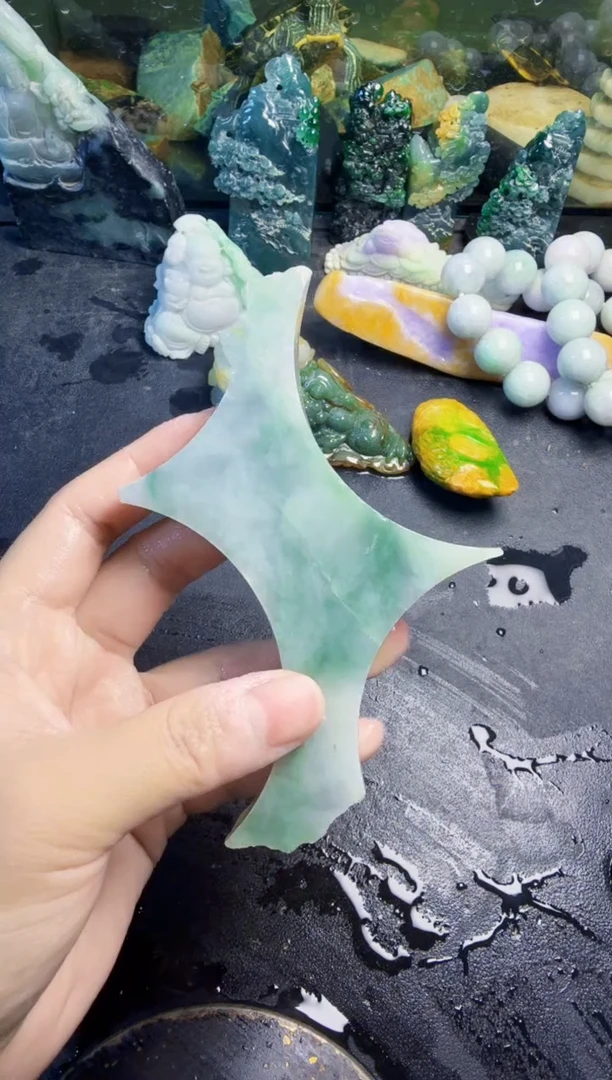 未镶嵌挂件翡翠天然翡翠081