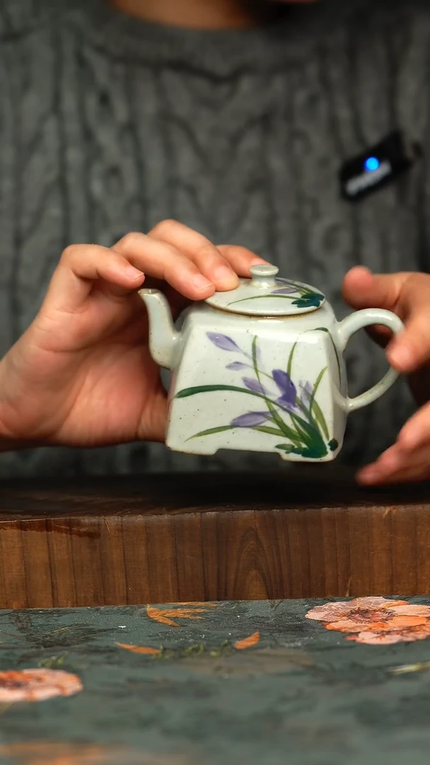 杯釉下彩手工手绘同款陶器