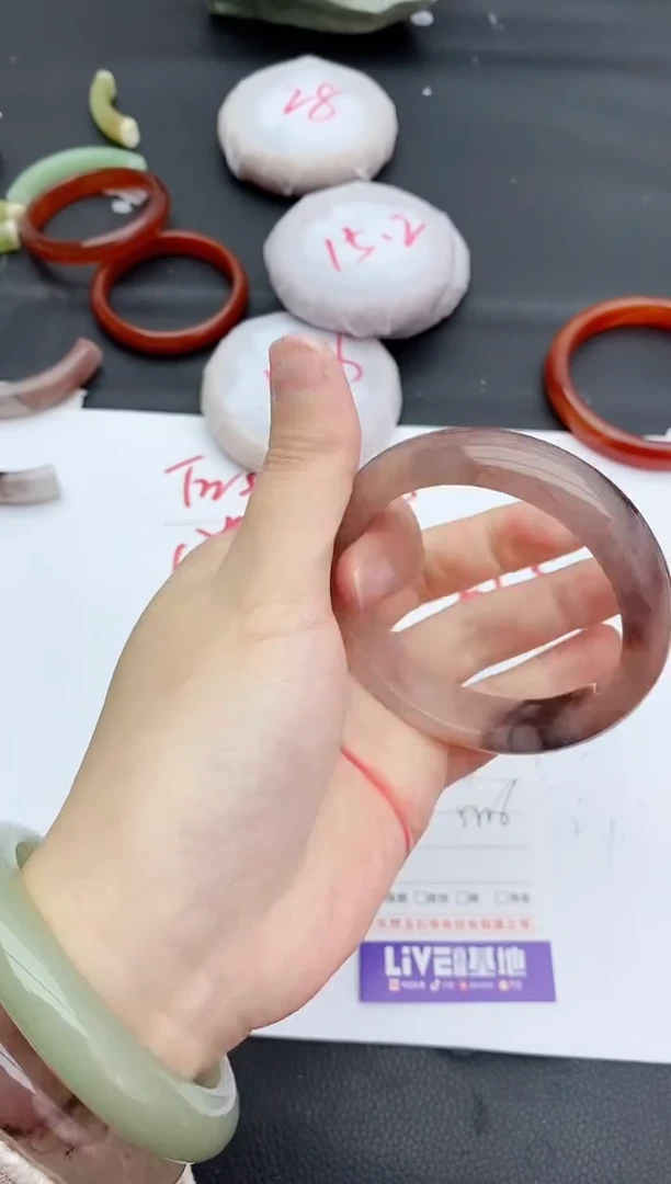 未镶嵌手镯石英质玉177+55/56