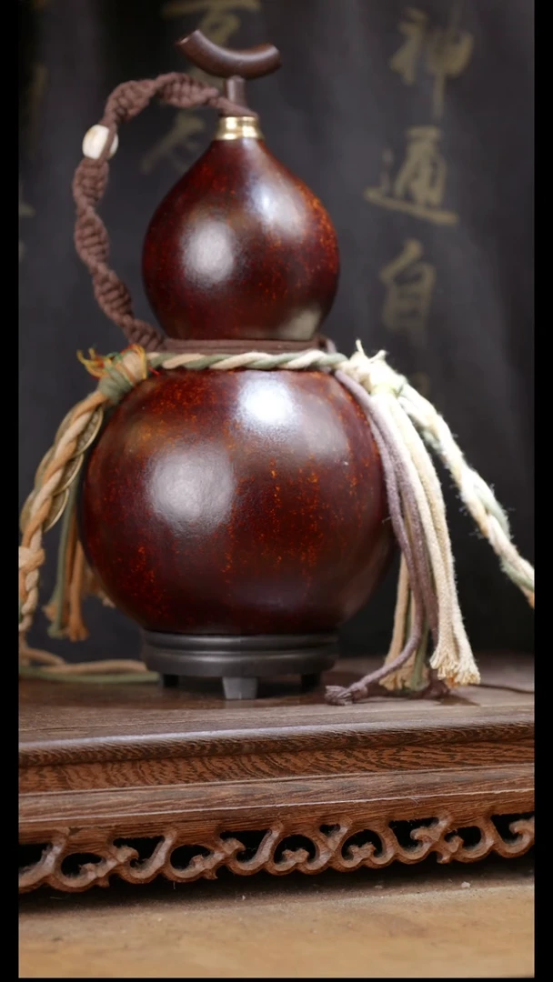 115号精品天然大漆酒葫芦一物一拍~