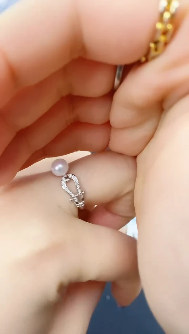 未镶嵌耳饰淡水珍珠JZ1006